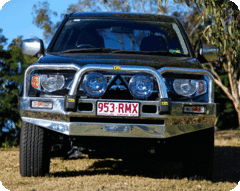 TJM SIGNATURE BULL BAR POLISHED ALLOY