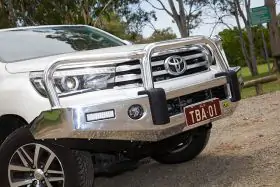 TJM SIGNATURE BULL BAR POLISHED ALLOY