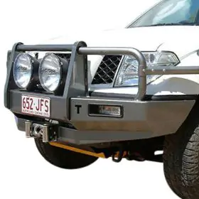 TJM OUTBACK BULL BAR STEEL BLACK
