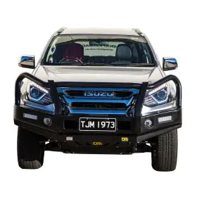 TJM OUTBACK BULL BAR BLACK STEEL