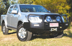 TJM TRADESMAN BULL BAR BLACK STEEL