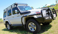 FLARE REAR DELUXE FIBREGLASS WHITE PAIR
