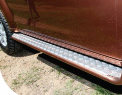 TJM SIDE STEPS MODULAR STEEL BLACK 50MM