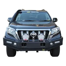 TJM FRONTIER BULL BAR BLACK STEEL
