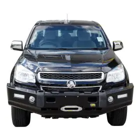 TJM FRONTIER BULL BAR BLACK STEEL