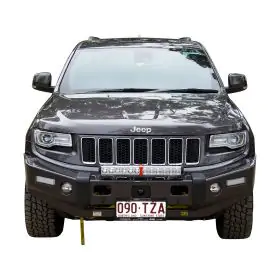 TJM FRONTIER BULL BAR BLACK STEEL