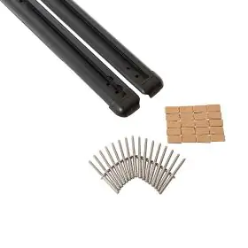 RHINO-RACK GEN8 HILUX DUAL CAB TRACK SET (PR)