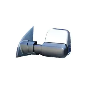 MSA NISSAN NAVARA NP300, CHROME ELECTRIC TOWING MIRROR