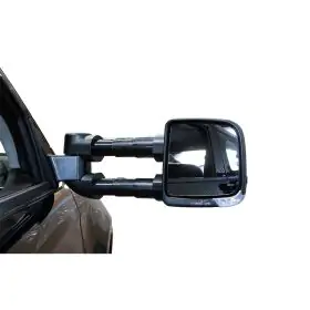 CLEARVIEW TOWING MIRRORS [COMPACT, PAIR, ELECTRIC, CHROME] -