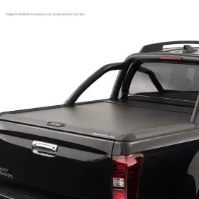 SSANGYONG MUSSO DUAL CAB 2019+ ( LONG BED )BLACK ROLL COVER