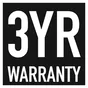 3 Year Warranty